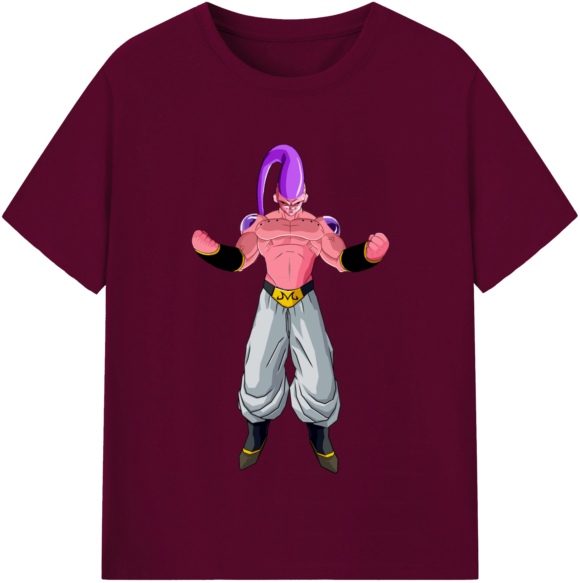 （画像用） ドラゴンボール 魔人ブウ DRAGON BALL Majin Buu レディースカジュアルプリントTシャツ（綿100％）